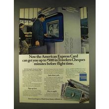 1976 American Express Ad - $500 in Travelers Cheques