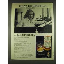 1978 Dewar's White Label Scotch Ad - Arlene Portney