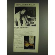 1978 Dewar's White Label Scotch Ad - David A. Gordon