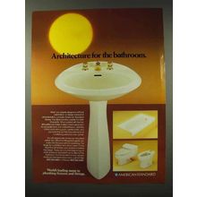 1979 American-Standard Elisse Lavatory, Luxor Toilet Ad