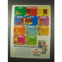 1978 Winchester Western Ball Powder Ad - Buy Numbers