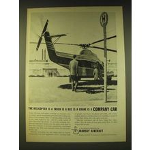1960 Sikorsky Helicopters Ad - The helicopter is a truck is a bus is a crane
