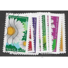 FRA 2012 (SET)(S/A) 'FLOWERS ' (12v) FINE USED (EBID58-134)
