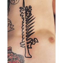 Tux's Extreme Tattoo Studio Glen Burnie Maryland USA Postcard