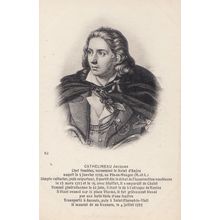 General Cathelineau Jacques Old Portrait Postcard
