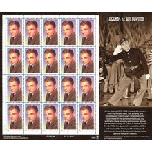 James Cagney Legends of Hollywood Sheet of Twenty Scott 3329