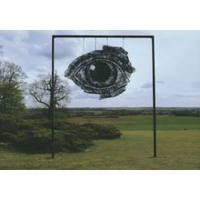 Eyeball On Metal Chains Hanging Dark Mystic Photo Art Postcard