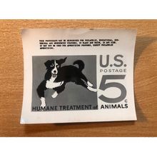 USA Etats-Unis USPS -Publicity Essay Kodak Humane Treatmant of Animals Chien Dog