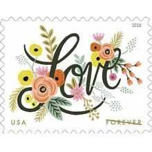 Love Flourishes Pack of Ten Forever Postage Stamps Scott 5255