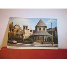 HOLY SEPULCHRE CHURCH, CAMBRIDGE used postcard.The Round Church 1966 pm =