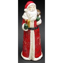 Vintage Terra Cotta Santa