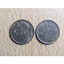 Belgium 1987 50 Centime Belgique (French Text) Coin