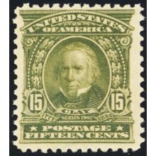 309, Mint FVF NH 15¢ - Great Color & Fresh! - Stuart Katz
