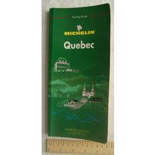 1992 Michelin Touring Guide - Quebec