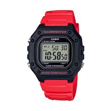 Casio Men's W218H-4B Orange Digital Watch