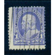 Used 247 1c Benjamin Franklin Average M02697