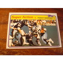 1981 Topps, Super Action, TONY DORSETT, HOF, Cowboys, #138