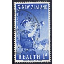 New Zealand 1958 Health Stamp - Brigade 3d + 1d Used
