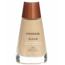 COVERGIRL Clean Liquid Foundation 110 Classic Ivory 1 oz.
