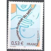 France 2005 Michel 3994 Neuf ** Cote (2008) 1.25 € Dépistage du cancer de sein