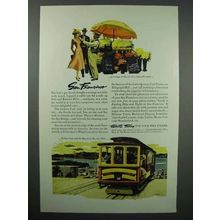 1953 San Francisco California Tourism Ad