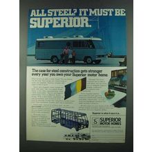 1972 Superior Motor Home Ad - All Steel? It Must Be