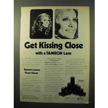 1972 Tamron Lenses Ad - Get Kissing Close