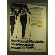 1980 Fleischmann's Margarine Ad - U.S. Nordic Ski Team