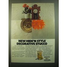 1980 Flintkote Hide'n Style Decorative Stucco Ad
