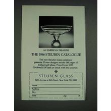 1986 Steuben Glass Ad - An American Treasure
