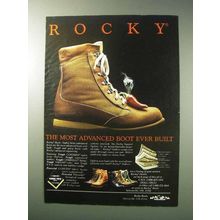 1986 Rocky Boots Ad - The Most Advanced Ever