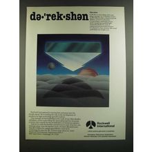 1986 Rockwell International Ad - de-'rek-shen Direction