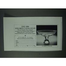 1986 Steuben Glass Ad