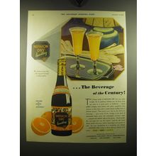 1930 Mission Dry Sparkling Soda Ad - The beverage of the Century