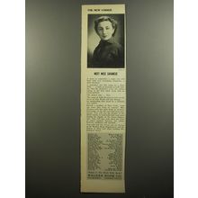 1952 Walden Book Co. Advertisement - Meet Miss Savarese