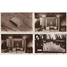 HMS Victory Where Nelson Died Fell 4x Ship Interior Postcard s