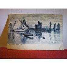 DOUGLAS BAY, Isle of Man by F W Hayes used postcard by Raphael Tuck 1902 pm =