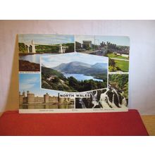 NORTH WALES, multiview , used postcard by Bamforth 1978 postmark. =