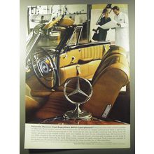 1960 Mercedes-Benz Cars Ad - Palisander, Macassar, Vogel Augen Ahorn