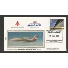 GB 1983 Benham Silk Cover 30 Years Of Dan Air