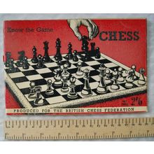 1958 Know the Game - Chess, British chess Federation, 5th edition