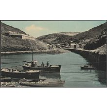 Boscastle from the Harbour, Cornwall, c.1955 - Valentine's Collo Blue Postcard