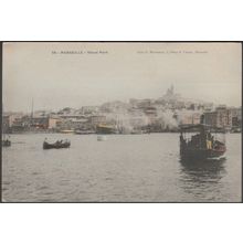 Vieux Port, Marseille, c.1905 - Montanari CPA