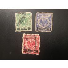 ICOLLECTZONE Germany Offices in Turkish Empire 31-33 VF Used with faults