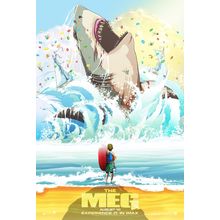 The Meg 7 Poster Canvas Movie Film Print A0 A1 A2 A3 A4 A5 A6 Art Wall Decorati