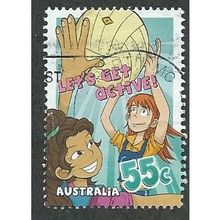 AUS 2009 55c 'LETS GET ACTIVE' FINE USED (EBID34-907)