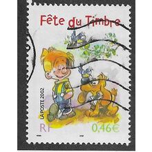 FRA 2002 46c 'STAMP DAY' FINE USED (EBID55-609)