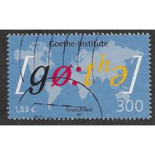 GER 2001 300pf 'GOETHE INSTITUTE' FINE USED (EBID54-144)