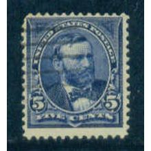 Used 281 5c Ulysses S. Grant Just Clears M04877