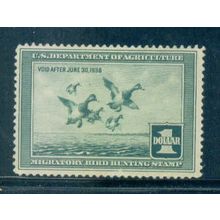 RW4 $1 Scaup Ducks Taking to Flight Fine MNG C3367